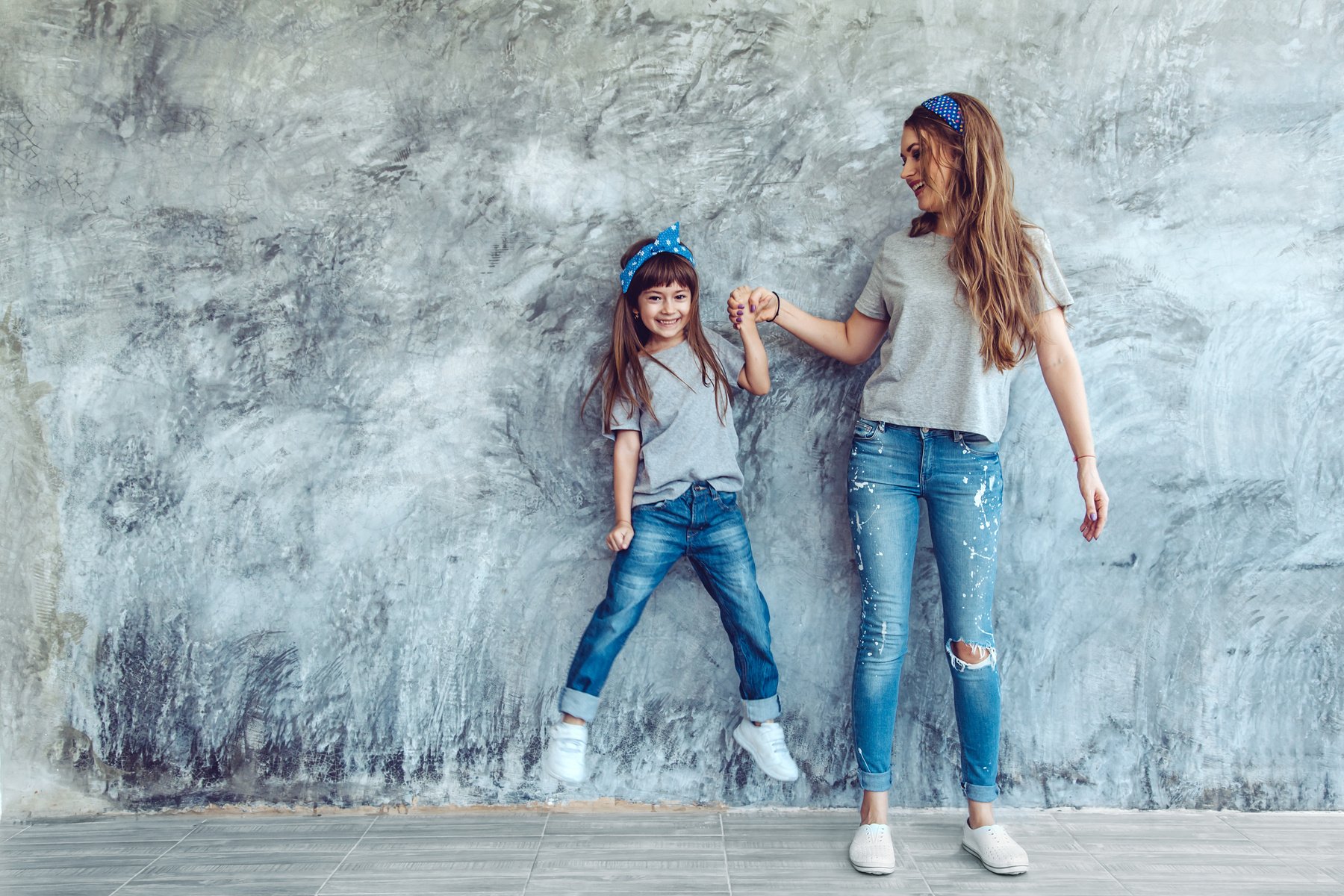 Mom with Daughter in Family Look